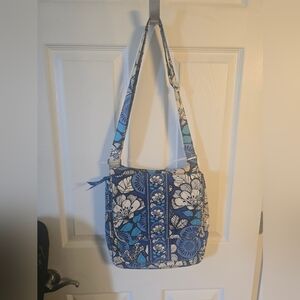Vera Bradley Blue Bayou Crossbody Mail Bag